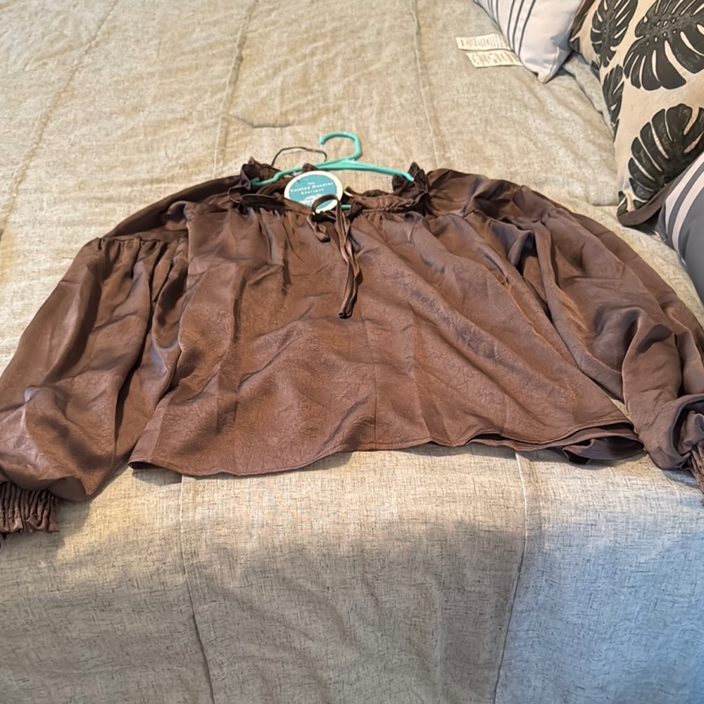 Brown Women's Top
